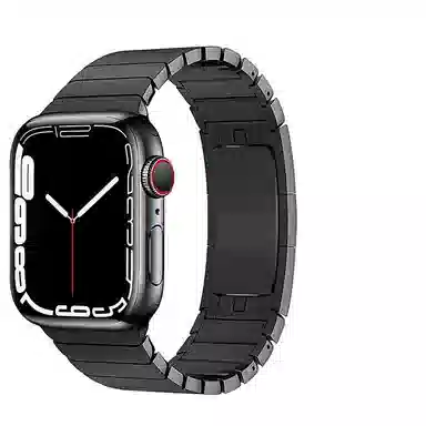 亿祈发 表带 苹果适用 钢材质 蝴蝶扣实心男女通用