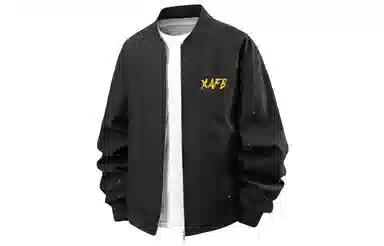 XAFB Basic Letter Print Jacket