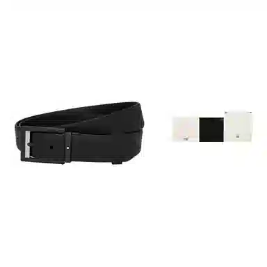 Montblanc Leather Belt Black