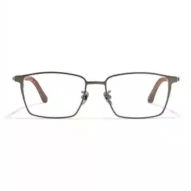 【可配度数】 佐川 时尚复古实木镜腿 商务方框近视眼镜 方圆脸显脸小 高级感斯文镜框 光学镜架 男女同款情侣款