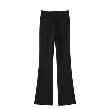 晚白 弹力修身高腰喇叭裤休闲裤 女款