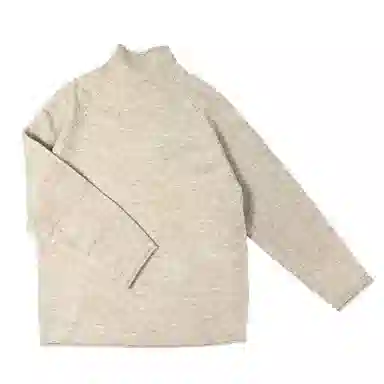 【dme】 日系潮牌复古纯色简约高领舒适百搭高级感慵懒风宽松时尚上衣针织衫 男女同款