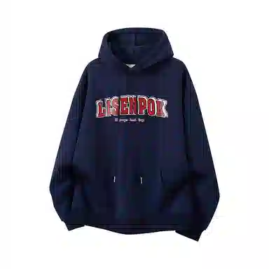 LISENPOK Letter Print Hoodie