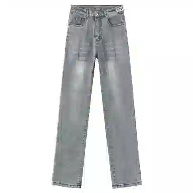 s.k. manor hill Vintage Washed Straight Jeans
