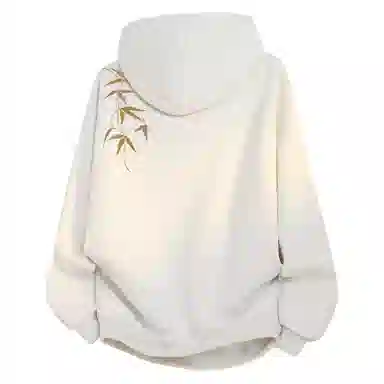 C1RCA Gradient Bamboo Leaf Signature Oversized Long Sleeve Shirt