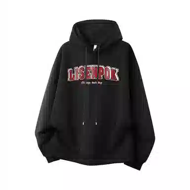 LISENPOK Letter Print Hoodie