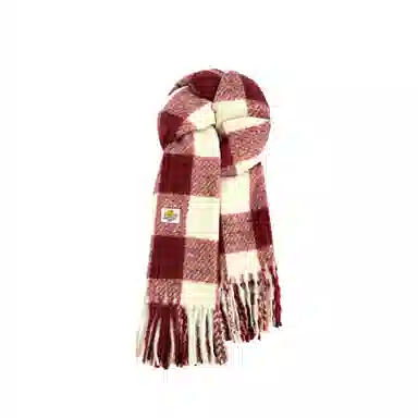 加菲猫家族 氛围感长巾韩式小清新流苏休闲时尚百搭加厚保暖 绒线围巾 男女同款情侣款