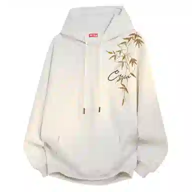 C1RCA Gradient Bamboo Leaf Signature Oversized Long Sleeve Shirt