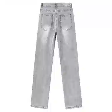 s.k. manor hill Vintage Washed Straight Jeans