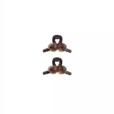 水中玉 前额刘海碎发鲨鱼夹 亚克力 发夹 女款