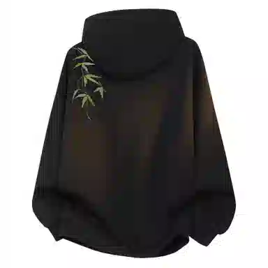 C1RCA Gradient Bamboo Leaf Signature Oversized Long Sleeve Shirt