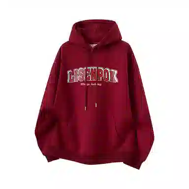 LISENPOK Letter Print Hoodie