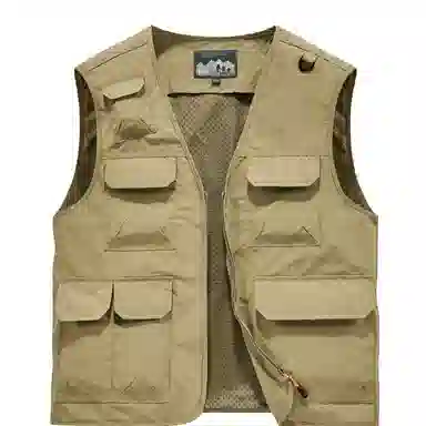 金盾 户外休闲多口袋马甲 男款