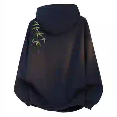 C1RCA Gradient Bamboo Leaf Signature Oversized Long Sleeve Shirt