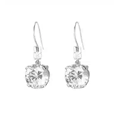 韵系 轻奢简约几何锆石 铜镀金 耳环 女款