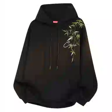 C1RCA Gradient Bamboo Leaf Signature Oversized Long Sleeve Shirt