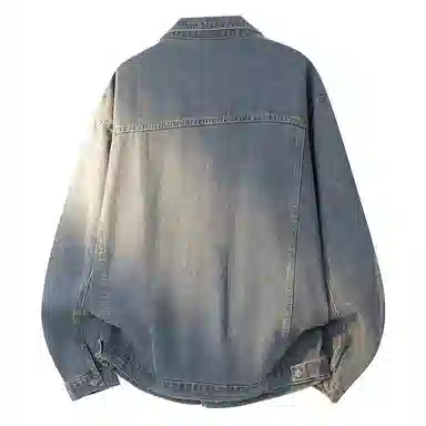 Kinbelle Detachable Flower Denim Jacket