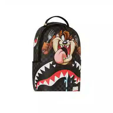 SPRAYGROUND Shark Logo Checkerboard Backpack