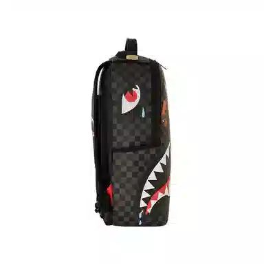 SPRAYGROUND Shark Logo Checkerboard Backpack