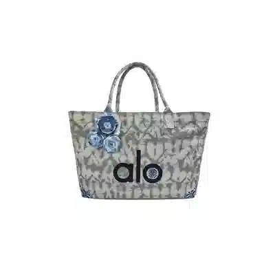 alo yoga Stardust Tote Bag Large Gray