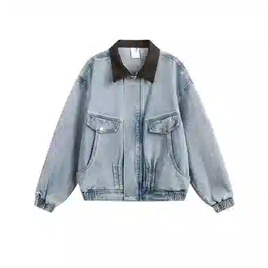 BrandName Vintage Washed Denim Jacket