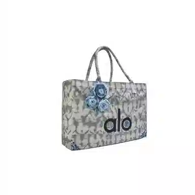 alo yoga Stardust Tote Bag Large Gray
