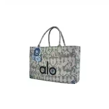 alo yoga Stardust Tote Bag Large Gray