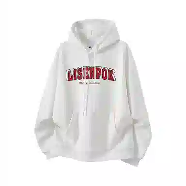 LISENPOK Letter Print Hoodie