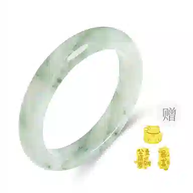 【甄选特级】 老凤祥 青山黛美人贵妃镯 宫廷风古典优雅 温润柔和 雅韵吉祥如意平安顺遂通勤百搭轻奢质感#好运 天山翠 手镯 女款
