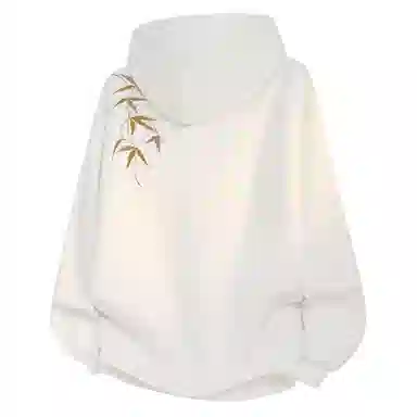 C1RCA Gradient Bamboo Leaf Signature Oversized Long Sleeve Shirt