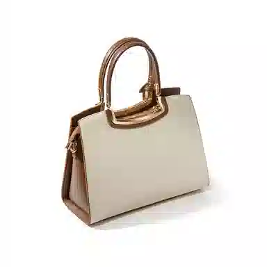 CLEVER&KETCH Rose Brown White Tote Bag