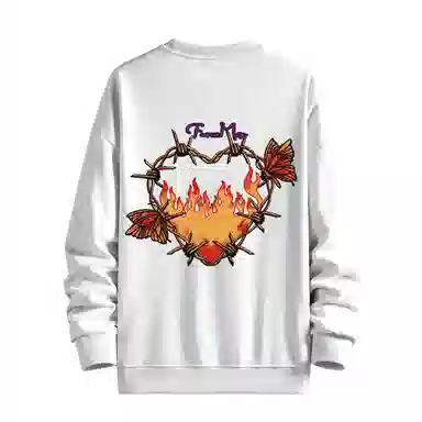MUSCLETECH High Street Logo Flame Heart Sweatshirt