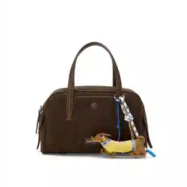 卓诗尼 休闲时尚百搭轻便通勤 织物/合成革 单肩斜挎保龄球包手提包 常规 女款 多色