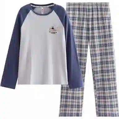 芬腾 长袖休闲家居服长裤睡衣套装 男款