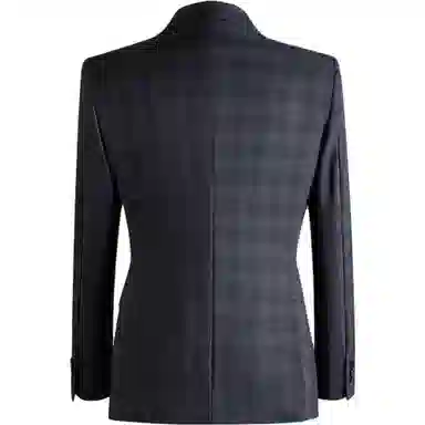 恒源祥 格子款西装外套礼服男休闲西服 男款