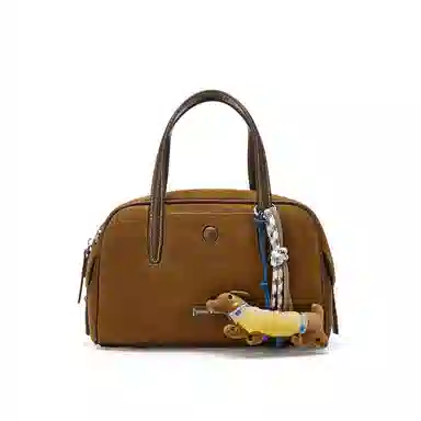 卓诗尼 休闲时尚百搭轻便通勤 织物/合成革 单肩斜挎保龄球包手提包 常规 女款 多色