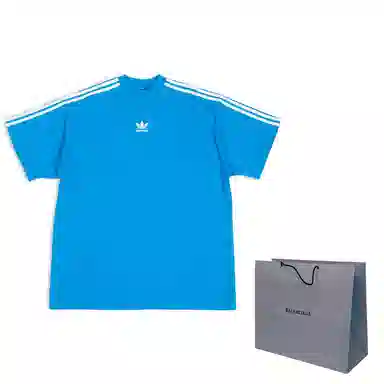 Balenciaga x Adidas FW22 Blue T-Shirt
