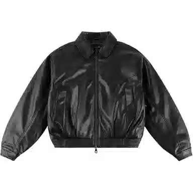 Dime MTL FW25 Embossed Leather Jacket