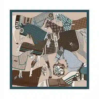 上海故事 印花方巾披肩礼盒 桑蚕丝 丝巾 女款