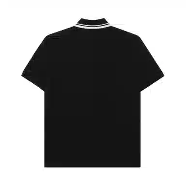 GUCCI Striped Polo Shirt Black