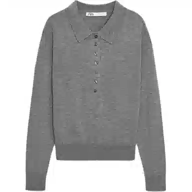 ZARA Polo Knit Sweater
