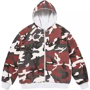 Supreme FW25 Reversible Work Zip Up Hoodie