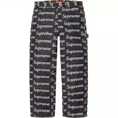 Supreme FW25 Jacquard Logos Painter Jean