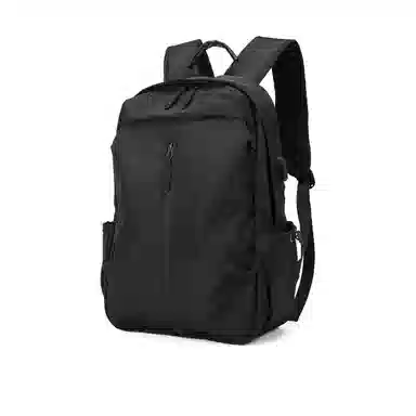 稻草人 时尚休闲运动潮流轻便设计 织物 双肩包 男款 黑色