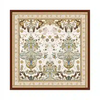 上海故事 印花方巾披肩礼盒 桑蚕丝 丝巾 女款