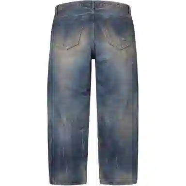 Supreme FW25 Distressed Loose Fit Selvedge Jean