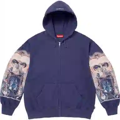 Supreme x Michael Jackson FW25 Dangerous Zip Up Hooded Sweatshirt