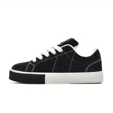 T628 Synthetic Leather Retro Low Sneakers
