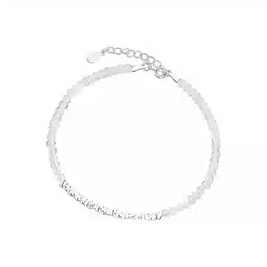 【S999足银纯银】 七七银饰 碎银盘缠 发财暴富 新中式国潮风复古设计 简约时尚轻奢本命年转运珠 招财纳福好运 玛瑙 手链 男女同款情侣款