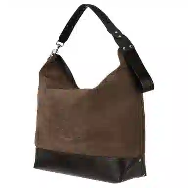 Vivienne Westwood Emblem Shoulder Bag Chocolate Brown